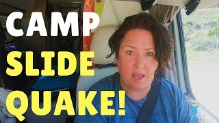 Los Padres National Forest Risky Landslide Camping and California Earthquakes!