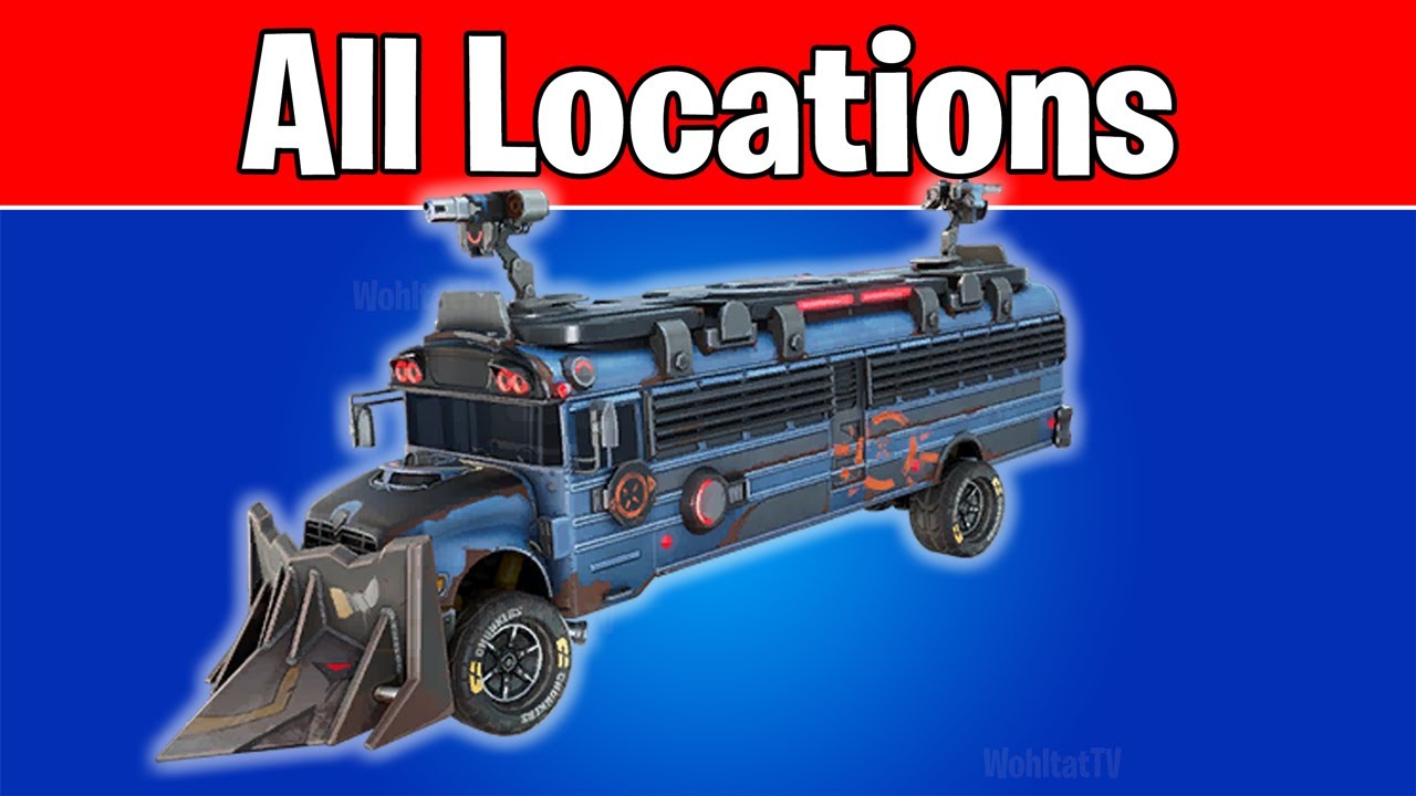 Where To Find The Battle Bus In Fortnite Chapter 3 Season 2 (All ...