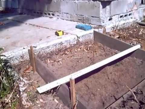 BUILDING A SMALL CONCRETE RAMP BUILDING A SMALL CONCRETE RAMP