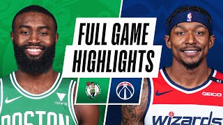 CELTICS at WIZARDS | FULL GAME HIGHLIGHTS | February 14, 2021