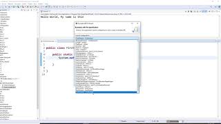 First Java Console program Hello World, crate a jar file and run the jar file