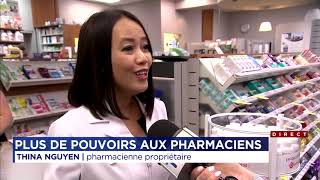 Québec accorde plus de pouvoirs aux pharmaciens