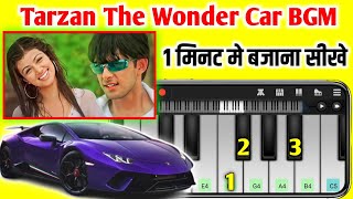 Tarzan The Wonder Car BGM Mobile Piano Tutorial - Very Easy Tune On Perfect Piano