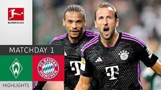 Werder Bremen vs FC Bayern München 0-4 | Harry Kane First Goal | Highlights | Bundesliga 2023/24