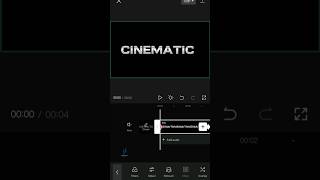 Cinematic Text Intro Tutorial Capcut Part 12 #capcut #shorts