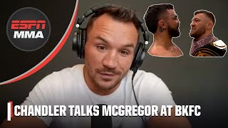 Michael Chandler reacts to Conor McGregor’s BKFC faceoff with Mike Perry | ESPN MMA