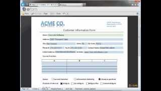 Electronic Forms - Introduction to eform