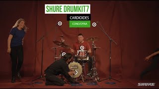 Shure PGADRUMKIT7 - Juego de Micrófonos para Batería