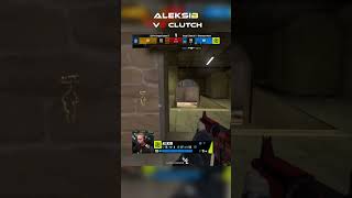 Aleksib Outsmarts 😱 His Former Team in a Brilliant 1v2 Clutch #shorts #csgo