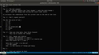 Practical-vim tips part 1