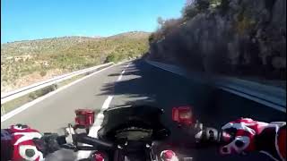 Ducati streetfighter crash