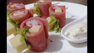 Appetizer_Cold Appetizer_Mini Ham Roll- Ups Appetizer_Cookery NC 2 Appetizer