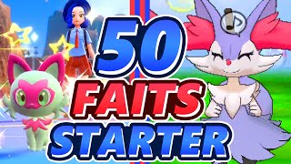 50 FAITS sur les STARTERS dans POKEMON