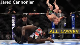 Jared Cannonier ALL LLOSSES in MMA Fights / Tha Killa Gorilla DEFEATS