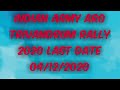 INDIAN ARMY ARO Trivandrum Rally 2020........