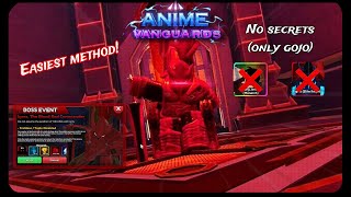 (5 SLOTS) How to beat Igris boss event easily without SJW or any Secrets! | Roblox Anime Vanguards