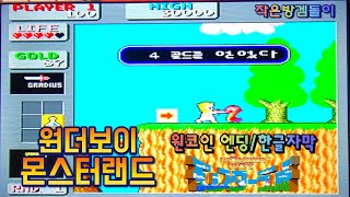 닥치고 플레이-원더보이 몬스터랜드 원코인 한글자막 4K 60FPS ワンダーボーイ モンスターランド / Wonder Boy in Monster Land 고전 오락실게임