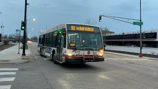 CTA Bus Route 93 California Dodge CTA Nova Bus Lfs 2024 #8773
