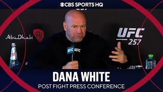 Dana White: UFC 257 Post Fight Press Conference | CBS Sports HQ