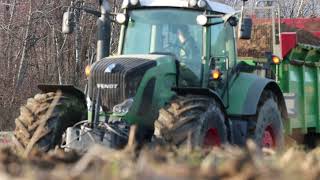 FENDT 824 and 922  with STRAUTMANN manure spreaders!