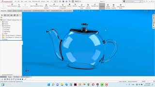 Tea Pot Design in Solidwork | Solidwork Product Design