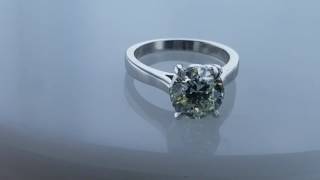 3.01ct Solitaire I-J SI1 Round Brilliant Excellent