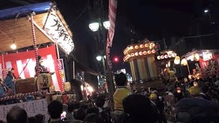 2016.10.16川越まつり④夜の曳っかわせ