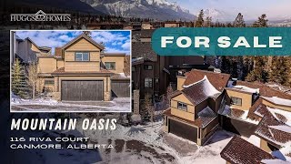 FOR SALE 🏔️ Breathtaking Mountain Oasis Townhome Real Estate Tour | 116 Riva Court, Canmore Alberta