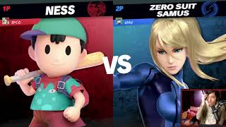 Shky (Zero Suit Samus) vs Gackt (Ness) - Smashmate Online Grind | Late 2022