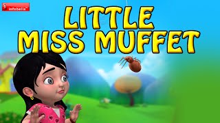 Little Miss Muffet | Nursery Rhymes for Children | Infobells
