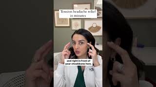 Tension Headache Relief in Minutes #tmjpainrelief #jawbone