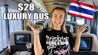 Is This Thailand’s MOST LUXURIOUS Bus? 🇹🇭 Bangkok to Chiang Mai