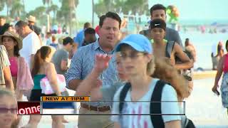 Woman arrested after stabbing man in face with box cutter on Clearwater Beach