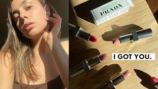 Let me help you find your Prada lipstick shade... NEW Prada Beauty! | Michelle Bali