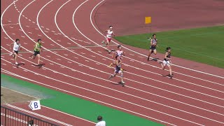 男子200m決勝1組 1支部予選 千葉県高校総体2024