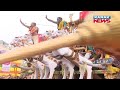 men disguise as lord hanuman and dances at bada danda in puri