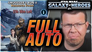 SMUGGLER'S RUN II FULL AUTO GUIDE: SUPER EASY #swgoh #galaxyofheroes