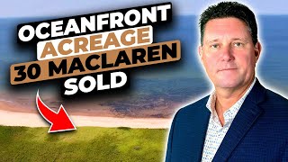 (SOLD) PEI Canada Waterfront Oceanfront Acreage Sand Dunes White Sandy Beach for Miles 30 MacLaren