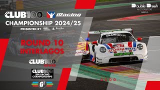 CLUB100 iRACING CHAMPIONSHIP 2024/25 - ROUND 10 - INTERLAGOS