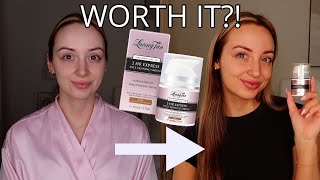 Loving Tan 2HR Express Face Tanning Serum Dark Review + Demo! | Self Tanner Review!