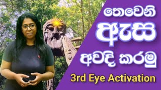 20) Third eye activation | තෙවෙනි ඇස අවදිකර විශ්වයට කතා කරමු. | Law of Attraction in Sinhala