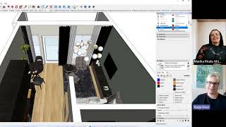 Sisustussuunnittelija Katja Hovi sai varmuutta ja nopeutta Sketchup-mallintamiseen verkkokurssilta