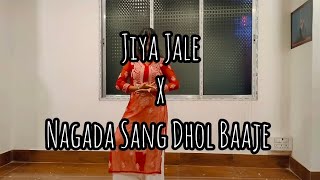Jiya Jale x Nagada Sang Dhol Baaje || Dance Cover || Classical dance style || Dance 4 Life 💕
