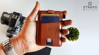 Strapo Expandable Minimalist Wallet | Slim, Secure, Stylish and most functional Wallet ever