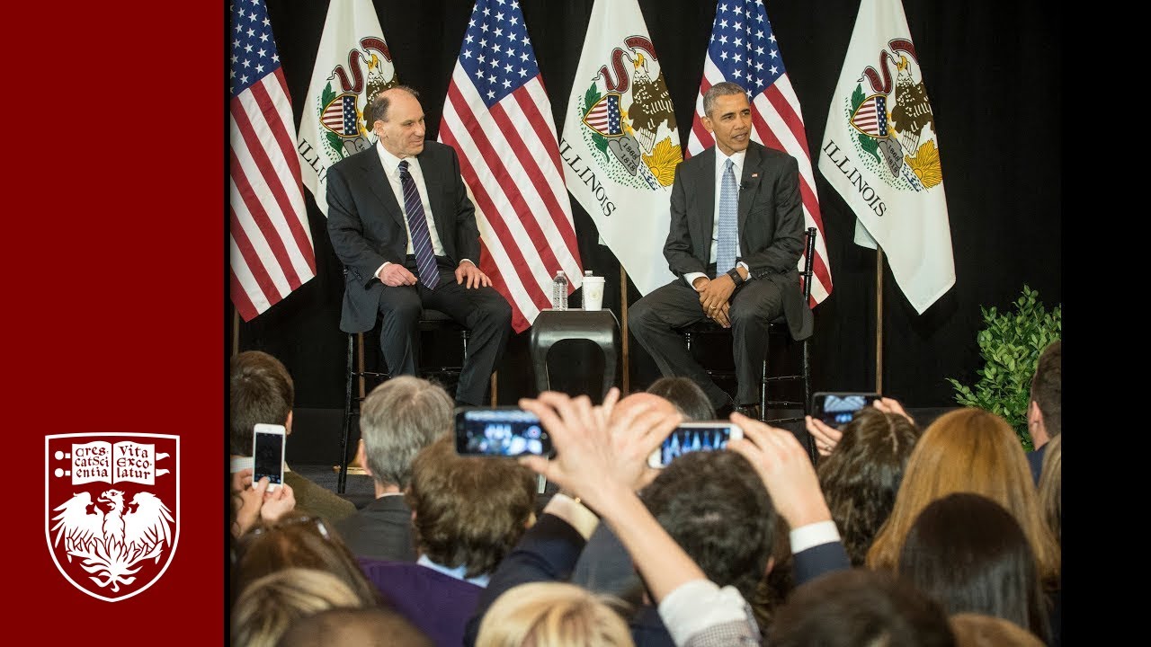 President Obama Returns To University Of Chicago Law School - YouTube