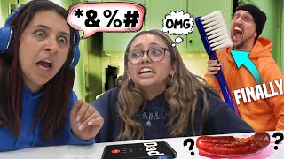 Mom's Deaf Prank Call! 😂 Chamoy Pickle Breath? Brush Teeth! (FV Family Random Vlog, Christmas Begin)