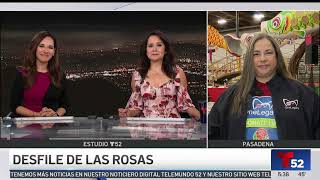 Telemundo T52 Early Morning Coverage of OneLegacy Donate Life Rose Parade Float (in Spanish)