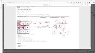 LeetCode 1289 | Minimum Falling Path Sum II | Matrix | Java