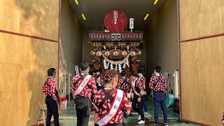 2023年10月1日（日）袋井市太田　豊年社祭典　屋台引き回し　祭り