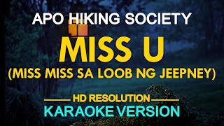 Miss U Miss Miss Sa Loob Ng Jeepney - Grin Department Karaoke Version